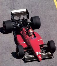 Primi test per Alex Caffi, la nuova F1  basata sulla F3000 Dallara